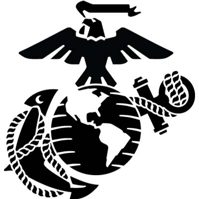 Outline Military Eagle Globe Anchor Design Water Transfer Temporary Tattoo(fake Tattoo) Stickers NO.11375